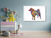 Schipperke Dog Watercolor Dog Print Pet Gift Dog Love Puppy Friend Personelized Dog Art Dog Lover Gift Animal Memorial Gİft Dog Poster-1954