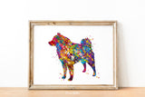 Schipperke Dog Watercolor Dog Print Pet Gift Dog Love Puppy Friend Personelized Dog Art Dog Lover Gift Animal Memorial Gİft Dog Poster-1954