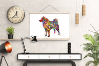 Schipperke Dog Watercolor Dog Print Pet Gift Dog Love Puppy Friend Personelized Dog Art Dog Lover Gift Animal Memorial Gİft Dog Poster-1954