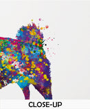 Schipperke Dog Watercolor Dog Print Pet Gift Dog Love Puppy Friend Personelized Dog Art Dog Lover Gift Animal Memorial Gİft Dog Poster-1954