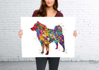 Schipperke Dog Watercolor Dog Print Pet Gift Dog Love Puppy Friend Personelized Dog Art Dog Lover Gift Animal Memorial Gİft Dog Poster-1954
