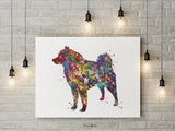 Schipperke Dog Watercolor Dog Print Pet Gift Dog Love Puppy Friend Personelized Dog Art Dog Lover Gift Animal Memorial Gİft Dog Poster-1954