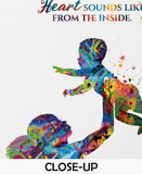 Mother and Child Quote Watercolor Print Mother and Baby Afro American Boy Girl African American Motherhood New Mum Baby Shower Nursery-1995