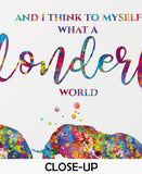 Elephant Family Same Sex Two Dads Watercolor Print Wall Art Gay Adoption LGBT Family Love Wins Wedding Gift Love is Love Gift Mr and Mr-2052