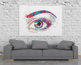 Human Eye Watercolor Print Optometrist Gift Optician Poster Eye Doctor Art Medical Art Ophthalmology Wall Art Eye Clinic Wall Art Decor-115