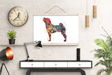 Shar Pei Watercolor Dog Print Pet Gift Pet Dog Love Friend Dog  Sharpei Dog Art Animal Art Print Dog Wall Art Doglover Gift Dog Print-643