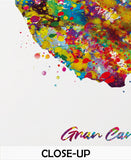 Gran Canaria Watercolor Print Spain Wall Art Wedding Gift Honeymoon Gift Map Wall Hanging Travel Housewarming Gift Home Wall Decor-2041