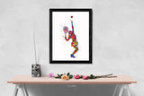 Tennis Player Girl Set of 3 Watercolor Tennis Player Girl Woman Female Sports Girl Room Decor Tennis Gift Poster Wall Art Wall Decor-2078