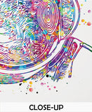 Eye Cross Section Watercolor Print Eye Anatomy Optometrist Optician Poster Medical Art Ophthalmology Eye Ball Doctor Office Wall Art-179