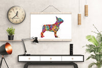 French Bulldog Watercolor Dog Print Frenchie art print Bouledogue Francais Art Gift Pet Dog Love Friend Animal Doglover Poster Dog Art-2122