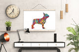 French Bulldog Watercolor Dog Print Frenchie art print Bouledogue Francais Art Gift Pet Dog Love Friend Animal Doglover Poster Dog Art-2122