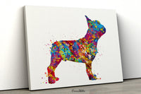 French Bulldog Watercolor Dog Print Frenchie art print Bouledogue Francais Art Gift Pet Dog Love Friend Animal Doglover Poster Dog Art-2122