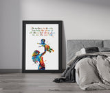 Mother and Child Quote Watercolor Print Mother and Baby Midwifery Gift Boy Girl Family with Kids Motherhood New Mum Baby Shower Nursery-2165