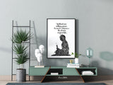 Buddha Quote, Watercolor Print, Wall Art, Poster, Buddha, Buddhism, Meditation, Wall Decor, Buddha Print, Wall Hanging, Zen Yoga Poster-874