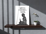 Buddha Quote, Watercolor Print, Wall Art, Poster, Buddha, Buddhism, Meditation, Wall Decor, Buddha Print, Wall Hanging, Zen Yoga Poster-874