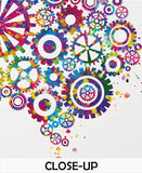 Brain Mechanism Brain Anatomy Watercolor Print Gears Science Art Computer Art Neurology Engineer Gifts Brain Art Cogs Science Poster-1111