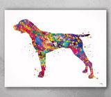 German Shorthaired Pointer Watercolor Print Dog Art print German Pointer Dog Art Gift Pet Dog Love Friend Animal Dog Painting Dog Poster-340