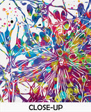 Neural Stem Cells Watercolor Print Abstract Art Medical Art Science Neurology Brain Psychiatry PSI Art Doctor Poster Neuron Synapses-1480