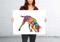 Hungarian Vizsla Dog Watercolor Print Magyar Dog Pet Gift Dog Love Puppy Friend Dog Art Customizable Animal Poster Vizsla Poster Dogart-1451