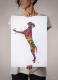 Hungarian Vizsla Dog Watercolor Print Magyar Dog Pet Gift Dog Love Puppy Friend Dog Art Customizable Animal Poster Vizsla Poster Dogart-1612