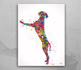 Hungarian Vizsla Dog Watercolor Print Magyar Dog Pet Gift Dog Love Puppy Friend Dog Art Customizable Animal Poster Vizsla Poster Dogart-1612