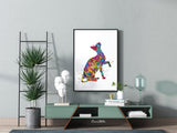 Sphynx Cat Watercolor Print Cat Lover Home Decor Kitty Cat Painting Housewarming Gift Pet Loss Gift Hairless Cat Devon Rex Gift Wall Art-294