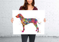 Rhodesian Ridgeback Dog Watercolor Print Dog Print Custom Dog Print Dog Art Nursery Dog Wall Doglover Rhodesian Ridgeback Poster Puppy-1522