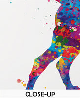 Bull Terrier Watercolor Dog Print Pet Gift Pet Dog Love Friend Dog English Bull Terrier Dog Art Dog Wall Art Doglover Gift Dog Print-582