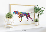 Hungarian Vizsla Dog Watercolor Print Magyar Dog Pet Gift Dog Love Puppy Friend Dog Art Customizable Animal Poster Vizsla Poster Dogart-1453