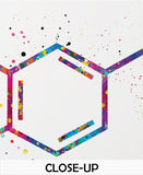 Dopamine Molecule Watercolor Print Chemical Molecule Symbol Wall Art Nerd Science Art Biology Medical Art Chemistry Dopamine Poster-176