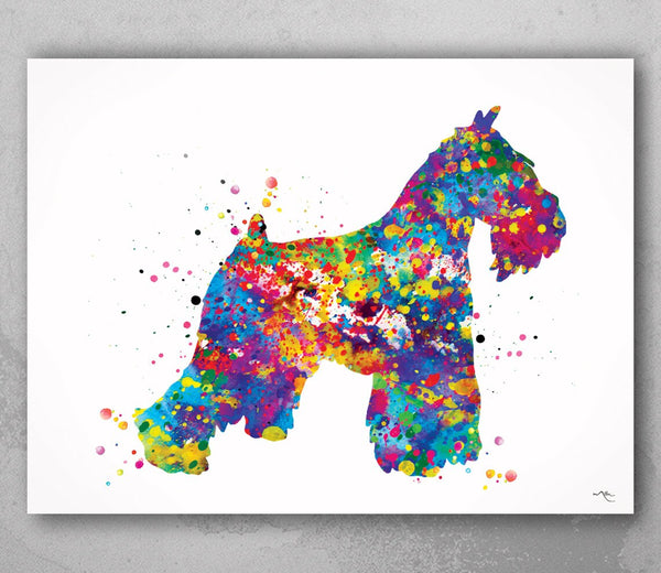 Miniature Schnauzer Watercolor Dog Print Pet Gift Pet Dog Love Puppy Friend Dog Poster Dog Art Dog Wall Art Doglover Gift Animal Poster-70