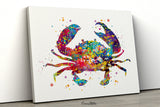 Crab Watercolor Print Sea Themed Art Nautical Decor Fishing Poster Ocean Decor Sea Life Coastal Living Home Decor Wall Art Hanging Gift-220