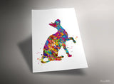 Sphynx Cat Watercolor Print Cat Lover Home Decor Kitty Cat Painting Housewarming Gift Pet Loss Gift Hairless Cat Devon Rex Gift Wall Art-294
