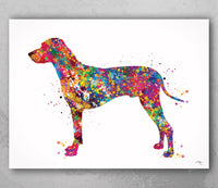 Rhodesian Ridgeback Dog Watercolor Print Dog Print Custom Dog Print Dog Art Nursery Dog Wall Doglover Rhodesian Ridgeback Poster Puppy-1522
