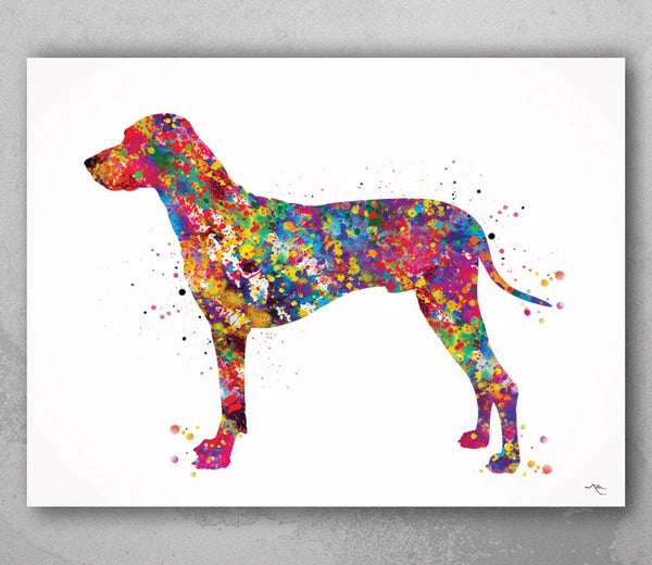 Rhodesian Ridgeback Dog Watercolor Print Dog Print Custom Dog Print Dog Art Nursery Dog Wall Doglover Rhodesian Ridgeback Poster Puppy-1522