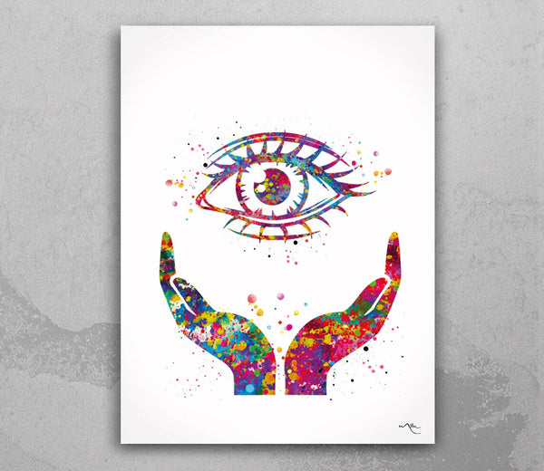 Eye Health Watercolor Print Optometrist Gift Optician Poster Eye Doctor Art Medical Art Ophthalmology Wall Art Eye Clinic Wall Art Decor-284