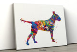 Bull Terrier Watercolor Dog Print Pet Gift Pet Dog Love Friend Dog English Bull Terrier Dog Art Dog Wall Art Doglover Gift Dog Print-582