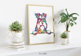 Schnauzer Portrait Watercolor Dog Print Pet Gift Pet Dog Love Puppy Friend Dog Poster Dog Art Dog Wall Art Doglover Gift Animal Poster-1437