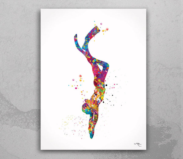Scuba Diving Watercolor Print Diver Girl Gift Wedding Gift Scuba Diving Art Scuba Poster Teen Room Sport Home Decor Wall Hanging Poster-566
