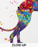 Greyhound Painting, Greyhound Watercolor, Greyhound Print, Greyhound Gift, Dog Lover, Animal Print, Dog Poster, Greyhound Art, Dog Art-886