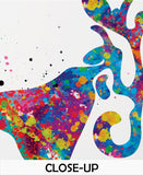 Sinus Anatomy Watercolor Print ENT Doctor Sinusitis Clinic Medical Art Medical Office Ear Nose Throat Surgeon Gift ENT Office Surgery-1492