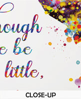 Hummingbird Quote Watercolor Print Housewarming Gift Wall Art For Her Gift Inspirational Motivational Wall Decor Home Decor Wall Hanging-14