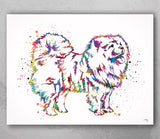 Chow Chow Dog Watercolor Dog Print Chow Chow Art Poster Gift Pet Dog Love Puppy Animal Dog Poster Pet Decor Animal Doglover Dog Art-1486