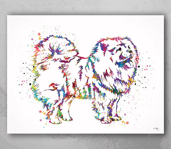 Chow Chow Dog Watercolor Dog Print Chow Chow Art Poster Gift Pet Dog Love Puppy Animal Dog Poster Pet Decor Animal Doglover Dog Art-1486