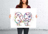 Chow Chow Dog Watercolor Dog Print Chow Chow Art Poster Gift Pet Dog Love Puppy Animal Dog Poster Pet Decor Animal Doglover Dog Art-1486
