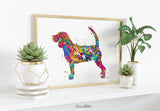 Beagle Dog Art Watercolor Dog Print Pet Gift Pet Dog Love Friend Dog Beagle Poster Puppy Gift Dog Art Wall Art Doglovers Gift Dog Print-981