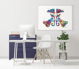 Sinus Anatomy Watercolor Print ENT Doctor Sinusitis Clinic Medical Art Medical Office Ear Nose Throat Surgeon Gift ENT Office Surgery-1492