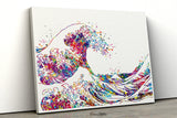 The Great Wave Off Kanagawa Big Wave Watercolor Print Housewarming Gift Wedding Gift Sea Themed Wall Art Poster Wall Hanging Nautical-337