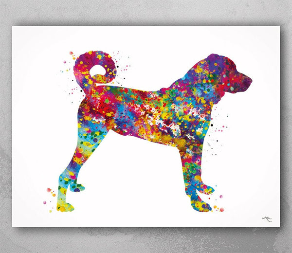Kangal Dog Watercolor Print Anatolian Shepherd Gift Doglover Turkish Kangal Animal Dog Poster Pet Decor Animal Art Dog Art Wall Art -850