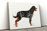 Rottweiler Dog Black Watercolor Print Rottweiler Poster Gift Pet Doglover Puppy Friend Security Dog Bodyguard Animal Dog Poster Dog Art-1504